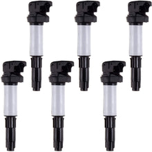 ROADFAR Set of 6 Ignition Coil Pack Fit for BM-W 330xi 530i 3.0L L6 for BM-W 650i 4.8L V8 UF522 C1404 UF522 UF44 UF515