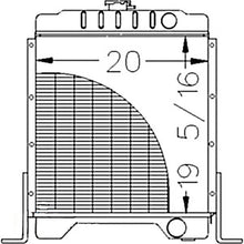 New Case Skid Steer Loader Radiator for 1840 & 1845C Diesel Motors 301877A2