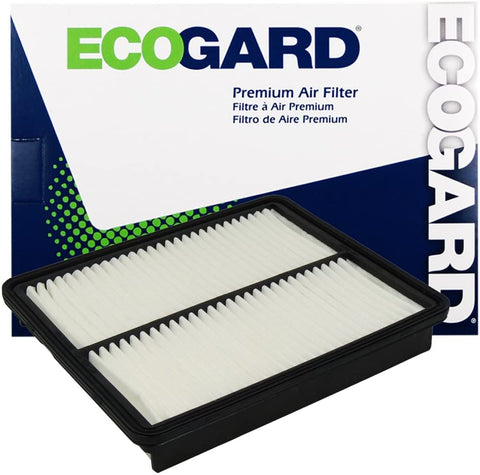 ECOGARD XA6124 Premium Engine Air Filter Fits Hyundai Sonata 2.4L 2011-2014, Santa Fe 2.4L 2010-2012, Sonata 2.0L 2011-2014, Santa Fe 3.5L 2010-2012, Azera 3.3L 2012-2017
