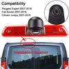 Car Third Roof Top Mount Brake Lamp Rear View Backup Camera for/Peugeot Expert 2007-2016/Fiat Scudo 2007-2016/Citroen Jumpy 2007-2016 (Camera+4.3 '' Rearview Mirror)