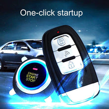 NHIMIO 10pcs Auto car start stop engine system with keyboard PKE Keyless Entry Engine Alarm System set password open/close door