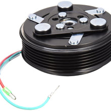 Younar A/C Compressor Clutch Kit with Bearing Coil and Hub Assembly Replacement for 2001 2002 2003 2004 2005 Honda CIVIC 1.7L