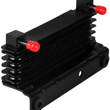 YHMTIVTU Motorcycle Oil Cooler Radiator Fits for Harley Touring FLTRX FLHR FLHX 2009-2016