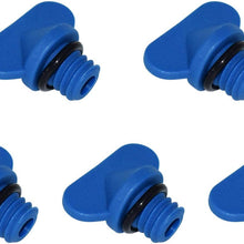 Manifold Engine Block Drain Plug Kit Replaces Sierra 18-4226 for Mercruiser 22-806608a02 Compatible with GLM 13992 Pack of 5