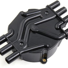 uxcell D328A 10452458 Automobile Car Ignition System Distributor Cap for GMC Sierra Yukon for Chevrolet Suburban Tahoe for Cadillac 6 Cylinder Engine DC 12V