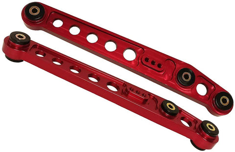 Fit 1996-2000 Honda Civic Rear Lower Control Arm with polyeurathane material bushing Red