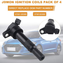 JDMON Compatible with Ignition Coils Kia Hyundai Soul Forte Tucson Elantra/Elantra GT 1.8L 2.0L 2011-2016 Replaces UF651 273002E000 Pack of 4
