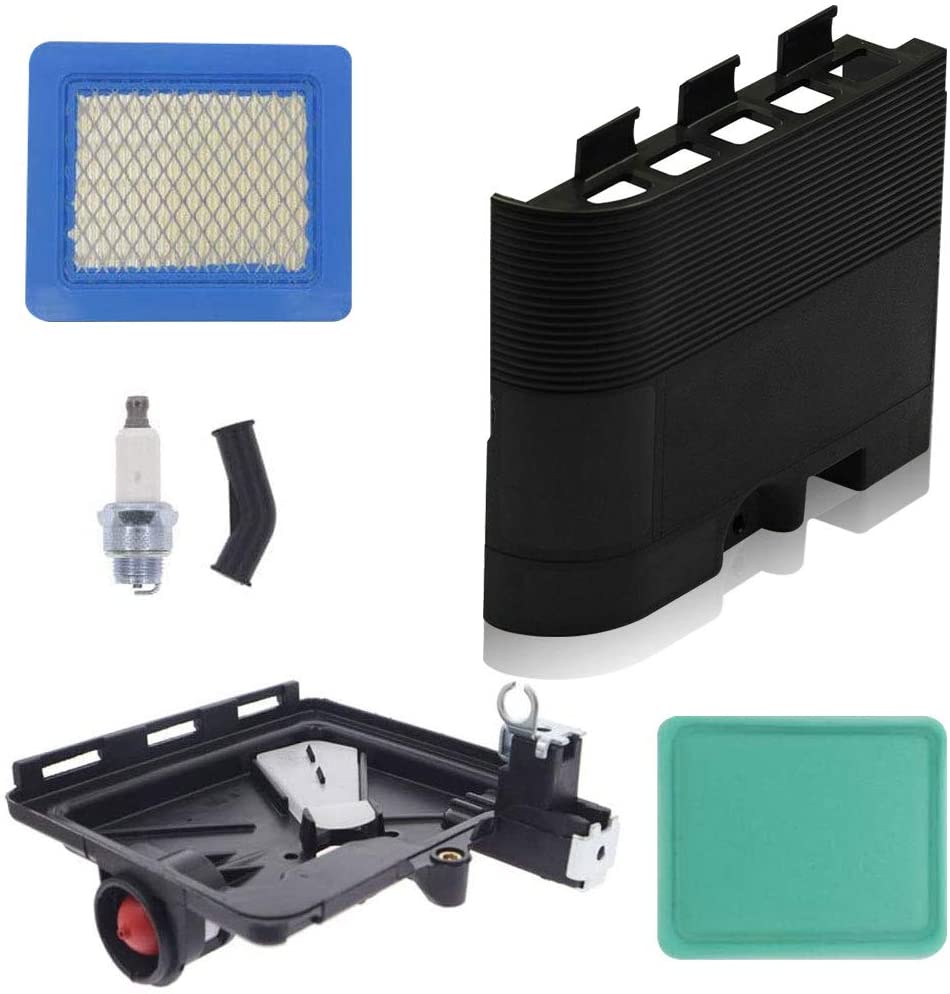 Sportuil 692298 Air Cleaner Cover + 795259 Air Cleaner Primer Base Replacement for Briggs Stratton 122000 Engines