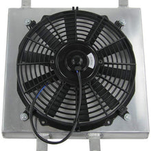 OzCoolingParts Pro 2 Row Core All Aluminum Radiator + 12“ Fan w/Shroud Kit for 1992-2001 93 94 95 96 97 98 99 00 Honda Civic Del Sol EJ EK EG DB DC