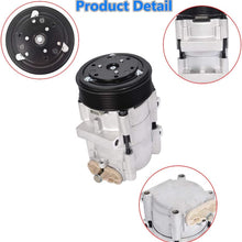 labwork AC Compressor & A/C Clutch CO 101510C Replacement for 1997-2007 Ford F-150 F-250 F-350 F-450 F-550 1520693 10343122