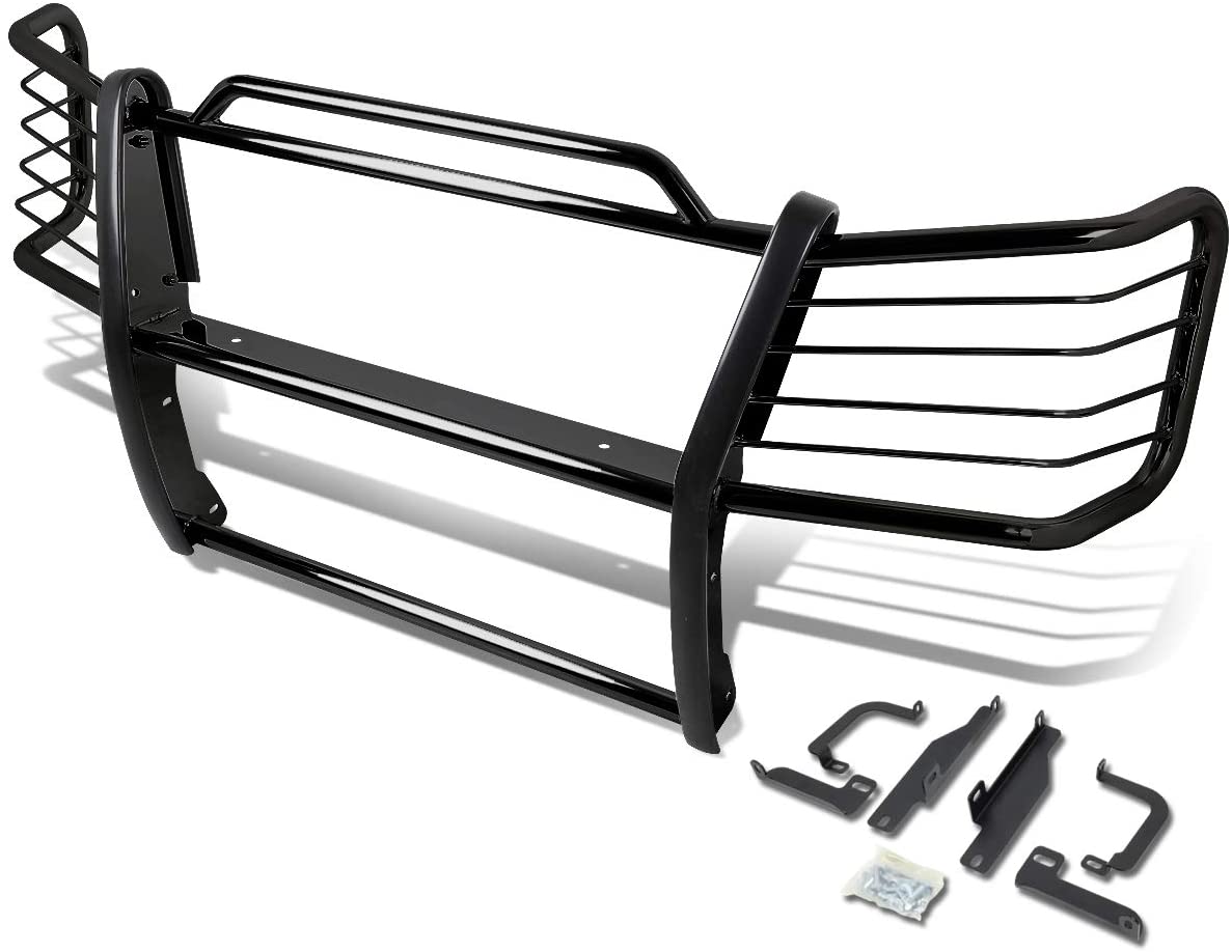 Mild Steel Front Bumper Brush Grille Grush Protector Replacement for Chevy Silverado 1500 HD 2500 03-07