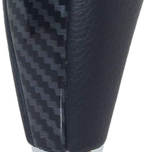 Pursuestar Black Leather Gear Shift Knob for Toyota Camry Crown RAV4 Land Cruiser Hiace Corolla Mazda Lexus ES RX GS is SC