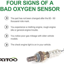 SCITOO Oxygen Sensor 13675 SG1306 234-3113 Upstream+Downstream fit 2002-2004 Infiniti I35 Nissan Maxima 3.5L