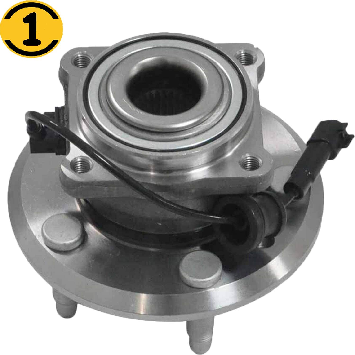 Rear Wheel Bearing Hub Assembly Fit 2010-2017 Chevrolet Equinox, 2010-2017 GMC Terrain Hub Bearing w/ABS, 5 Lugs, Replace 512440