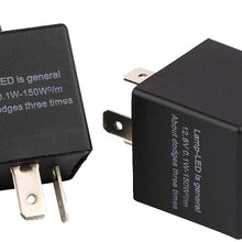 DollaTek 2Pcs Led Flasher Relay 3 Pin CF13 JL-02 EP34 Car Turn Signal Flasher Relay Adjustable Flasher Relay