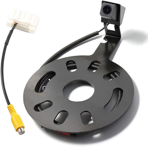 EWAY Car Backup Reverse Rear View Spare Tire Mount Camera for Jeep Wrangler 2007-2018 Waterproof Reversing Parking Aftermarket Camera Removable Guideline with OEM Monitor Adapter