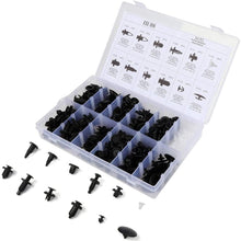 LUJUNTEC 242Pcs Bumper Retainer Clips Auto Fasteners Rivet Clips Body Fastener Clips with Plastic Box