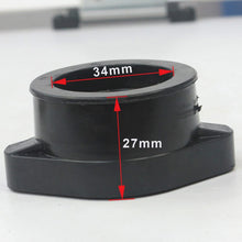 Wingsmoto Intake Manifold 27mm Carb Replacement for Carburetor VM34 Flange Adapter Rubber