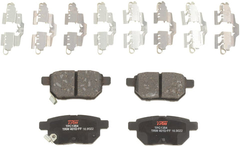 TRW TPC1354 Premium Ceramic Rear Disc Brake Pad Set