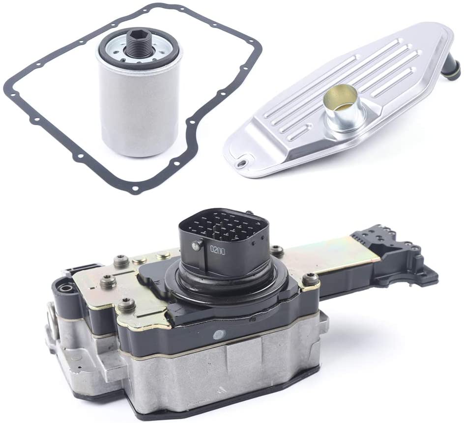 TBvechi 45RFE 545RFE 68RFE Transmission Solenoid Block Pack with 4WD Filter for 1999-UP Dodge Ram Chrysler Jeep Jeep Commander Grand