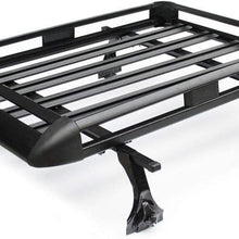 BLPextrm 50"X 38"Aluminum Roof Rack SUV Top Cargo Baggage Carrier Light Basket Crossbar