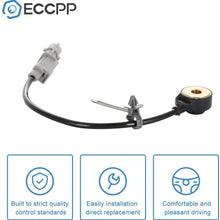 ECCPP Knock Detonation Sensor with Harness compatible with 2012 2013 2014 2015 Kia Rio 2012-2014 Hyundai Accent 392502B000