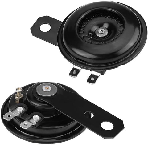 ROSEBEAR Motorcycle Waterproof Electric Horn Round Loud Speaker Parts For Scooter Moped Dirt Bike