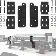 Hildirix Heavy Duty Jack Mount Hold Brackets with Adapter for Roof Rack