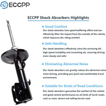 Shocks Struts,ECCPP Front Rear Shock Absorbers Strut Kit Compatible with 2009 2010 2011 2012 2013 Toyota Corolla,2009 2010 2011 2012 2013 Toyota Matrix,2009 2010 Pontiac Vibe 339114 72597 341448 72599