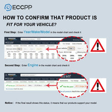 ECCPP Water Pump with Gasket fits for 2004-2007 ford Freestar Mercury Monterey 4.2L 3.8L 3.9L 324-00108 3F2E8501BB