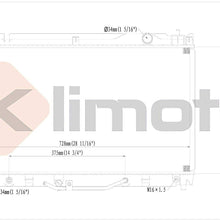 Klimoto Radiator | fits Toyota Camry 02-06 Lexus ES300 2002-2003 3.0L 3.3L V6 | Replaces TO3010260 164000A230 164000A240