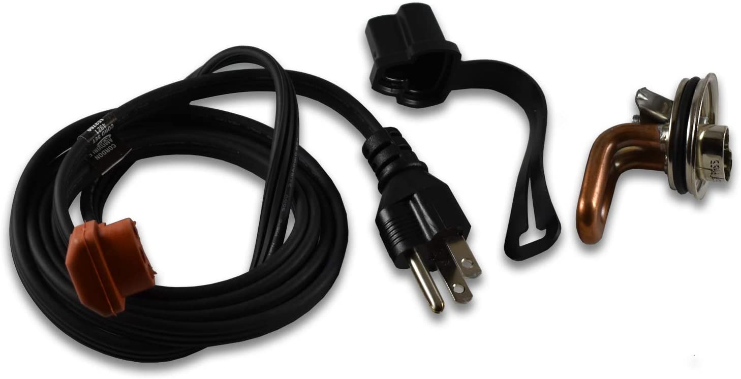 Zerostart 3100045 Freeze Plug Engine Block Heater for Caterpillar, Detroit, Massey Ferguson, Perkins, 1-1/2-Inch Diameter | CSA Approved | 120 Volts | 600 Watts