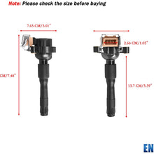 ENA Ignition Coil Compatible with 1996-2006 Bmw M3 M5 Z3 Z8 5 7 Series E36 323I 323IS 325CI 330I 330XI 328I 328IS 525i 528I 540i 740I 750IL 840CI 850CI fit UF300 / UF354 4cyl V6 V8 V12