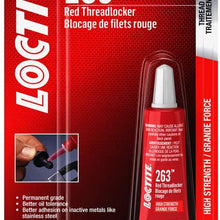Loctite 2203451 Threadlocker 263 Surface Insensitive-High Strength Tube, Red, 6-ml