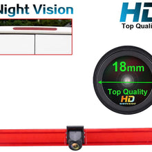 HD 1280x720 Pixels 1000 TV Lines 3rd Brake Light Reversing Camera Brake lamp Parking Camera for VW T5 Multivan Caravelle Hochdach T6 MIT Hochdach ab T5 Camper Lupo 6X Seat Arosa