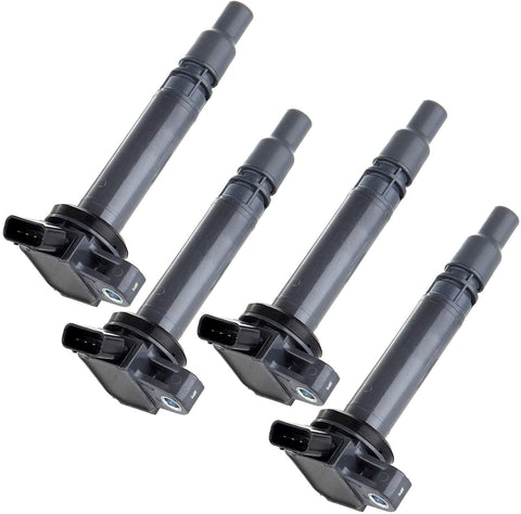 cciyu Pack of 4 Ignition Coils for Pontiac Vibe GT Toyota Celica GTS/Corolla XRS/Matrix XRS 2000-2006 Fits for UF314