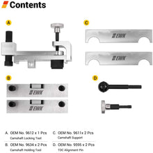 EWK 7 Pcs Camshaft Alignment Timing Tool Kit compatible with Porsche 911 996 997 Boxster 986 987 Cayenne