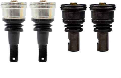 SuperATV Heavy Duty Replacement Ball Joints for Polaris Ranger 1000 / Crew (See Fitment) - Upper & Lower