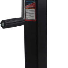 OPENROAD 8000lbs Trailer Jack,15 inch Travel RV Jack,Black Weld-on Square Trailer Tongue Jack with Drop Leg,Trailer Boat Jack,Caming Jack