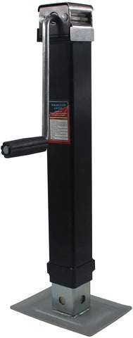 OPENROAD 8000lbs Trailer Jack,15 inch Travel RV Jack,Black Weld-on Square Trailer Tongue Jack with Drop Leg,Trailer Boat Jack,Caming Jack