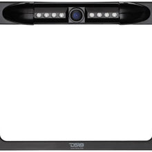 DS18 RCCPB Water Proof, Night Vision, Distance Scale Line, Color License Plate Backup Camera (Black)