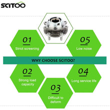 SCITOO Wheel Hub Bearing for 2012-2017 Nissan Quest,2013-2014 Nissan Murano Compatible for OE 5133381 pad