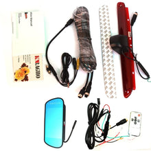 KNRAGHO Compatible with Brake Light Backup Camera B E N Z Sprinter/Crafter Vans LED Light Parking (with Monitor)