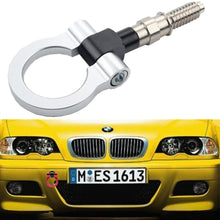 Dewhel Aluminum Track Racing Front Rear Bumper Car Accessories Auto Trailer Ring Eye Towing Tow Hook Kit Red Screw On For BMW 1 3 5 Series X5 X6 E36 E39 E46 E82 E90 E91 E92 E93 E70 E71 MINI Cooper