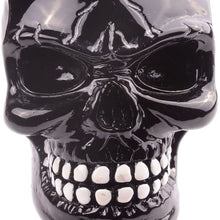 AutoBoy ABy Skull Head Gear Stick Shift Shifter Knob Lever Cover Universal Fit for Most Manual Transmission Vehicles(Silver)