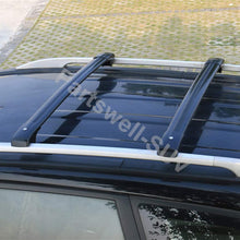 YiXi-Partswell 2Pcs Lockable Roof Rack Cross Bars Crossbar Baggage Luggage Rack Fit for Nissan X-Trail Rogue 2014-2020 - Black