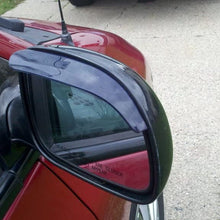 TRUE LINE Automotive Black Smoke Mirror Visor Rain Guards Smoked