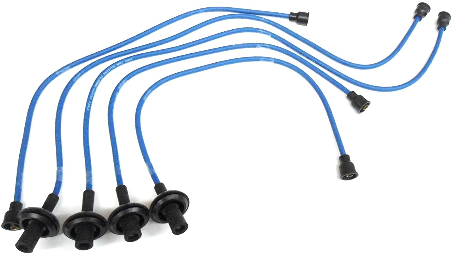 Empi 9407 VW Bug Baja Sand Rail CAR Silicone Ignition Plug Wire Set, Blue
