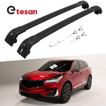 2 Pieces Cross Bars Fit for Acura RDX 2012-2018 Black Cargo Baggage Luggage Roof Rack Crossbars