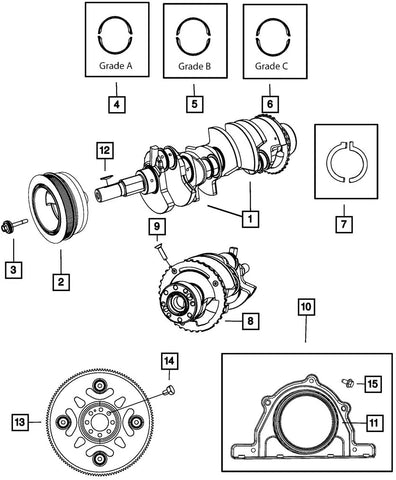 Mopar 4736604AA Flex Plate